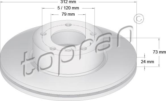 Topran 501 712 - Discofreno autozon.pro