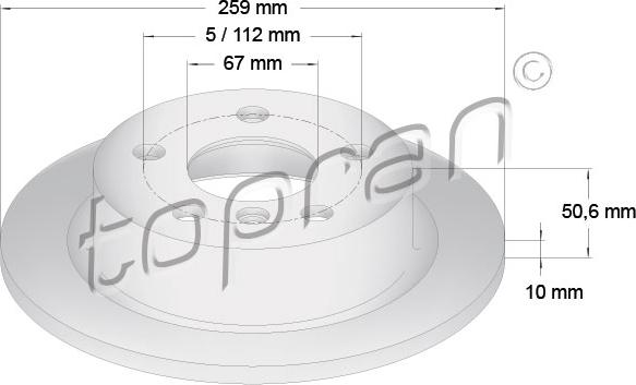 Topran 503 071 - Discofreno autozon.pro