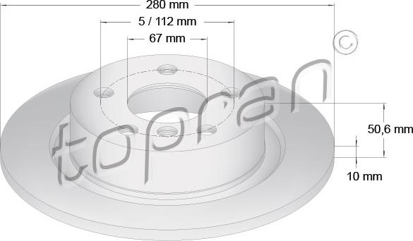 Topran 503 073 - Discofreno autozon.pro