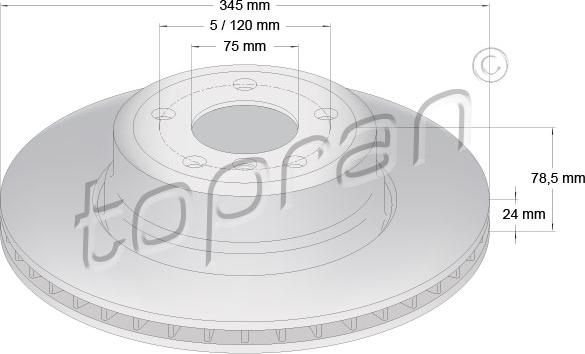 Topran 502 105 - Discofreno autozon.pro