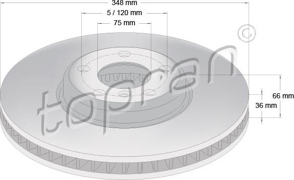 Topran 502 238 - Discofreno autozon.pro