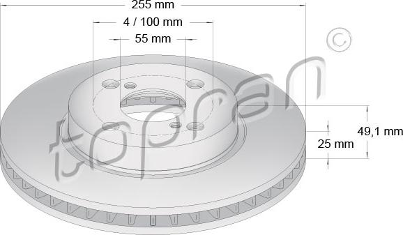 Topran 600 605 - Discofreno autozon.pro