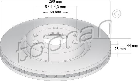 Topran 631 159 - Discofreno autozon.pro