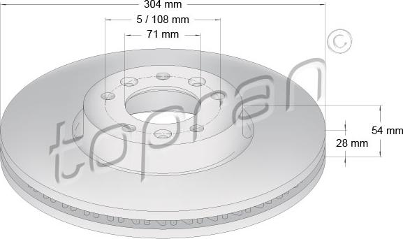 Topran 631 155 - Discofreno autozon.pro