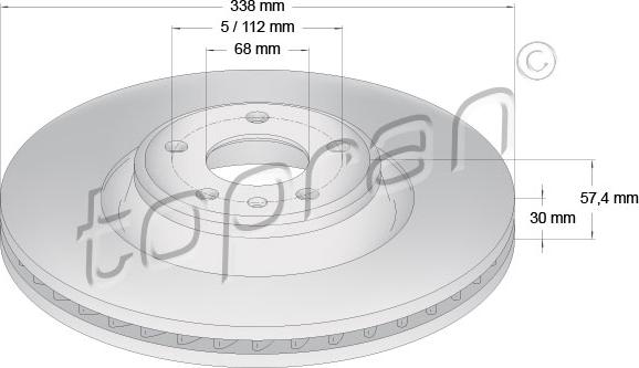 Topran 631 153 - Discofreno autozon.pro