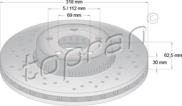 Topran 631 164 - Discofreno autozon.pro