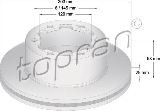 Topran 631 174 - Discofreno autozon.pro