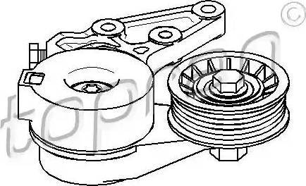 Topran 112 975 - Tendicinghia, Cinghia Poly-V autozon.pro