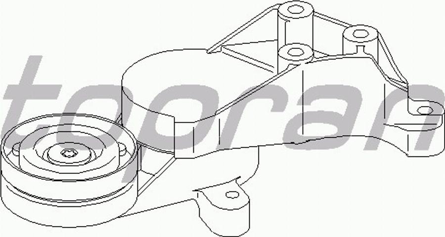 Topran 109799015 - Galoppino / Guidacinghia, Cinghia Poly-V autozon.pro