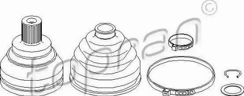 Topran 104 075 - Kit giunti, Semiasse autozon.pro