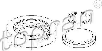 Topran 107 547 - Kit riparazione, Flangia cambio manuale autozon.pro