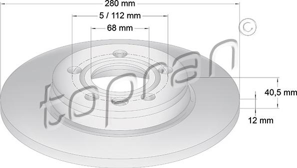 Topran 108 915 - Discofreno autozon.pro