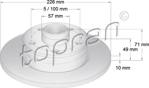 Topran 103 527 - Discofreno autozon.pro