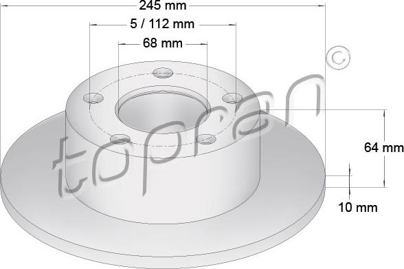 Topran 103 757 - Discofreno autozon.pro