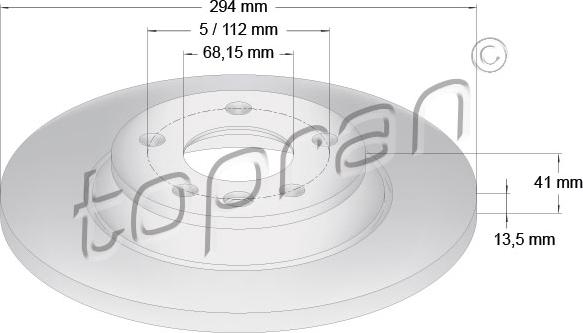 Topran 107 692 - Discofreno autozon.pro