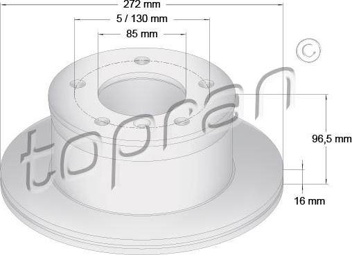 Topran 107 689 - Discofreno autozon.pro