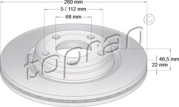 Topran 107 684 - Discofreno autozon.pro