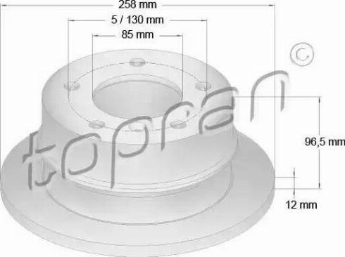 Topran 107 688 - Discofreno autozon.pro