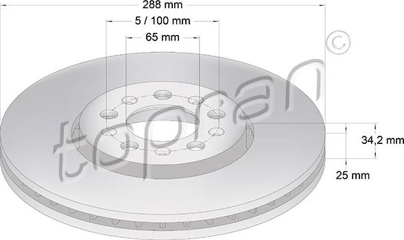 Topran 107 682 - Discofreno autozon.pro