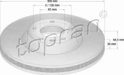 Topran 114 989 - Discofreno autozon.pro