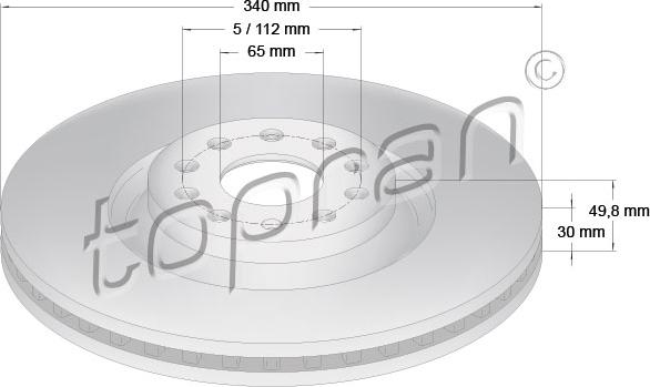 Topran 114 839 - Discofreno autozon.pro