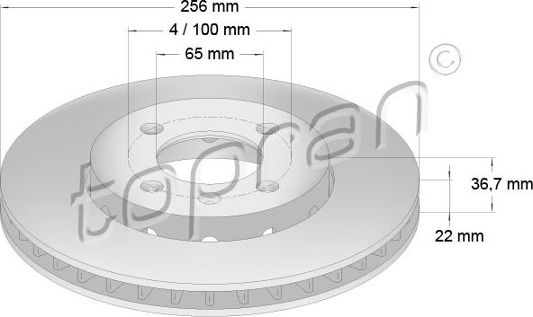 Topran 115 930 - Discofreno autozon.pro