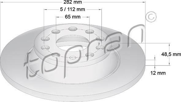 Topran 115 893 - Discofreno autozon.pro