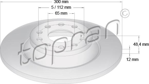 Topran 116 888 - Discofreno autozon.pro