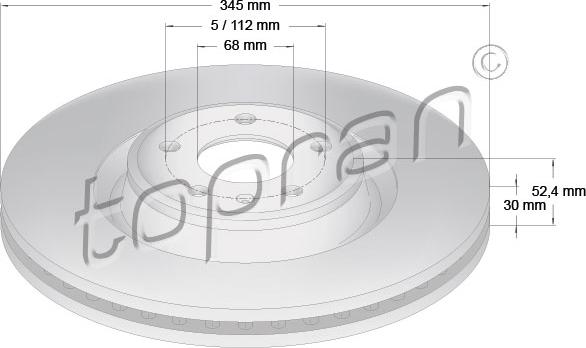 Topran 116 389 - Discofreno autozon.pro