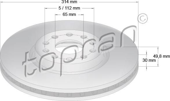 Topran 116 286 - Discofreno autozon.pro