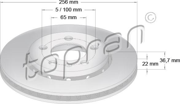 Topran 110 434 - Discofreno autozon.pro