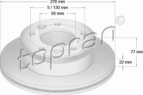 Topran 110 438 - Discofreno autozon.pro