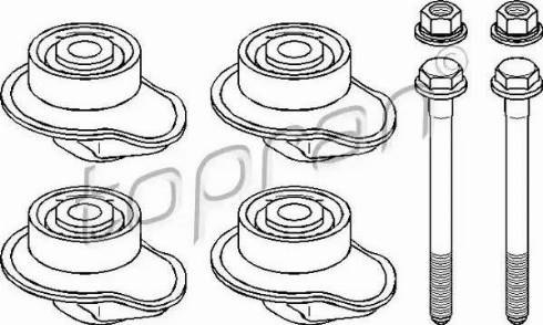 Topran 111 009 - Kit cuscinetti, Corpo assiale autozon.pro