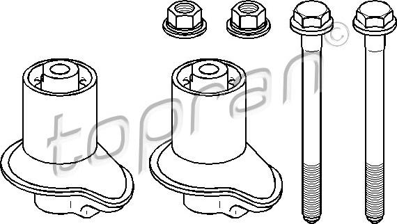 Topran 111 006 - Kit cuscinetti, Corpo assiale autozon.pro