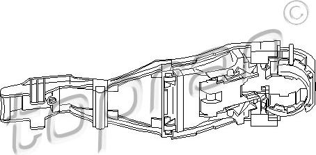 Topran 111 185 755 - Maniglia apriporta autozon.pro