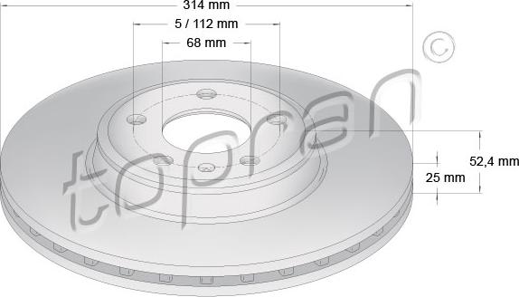 Topran 113 009 - Discofreno autozon.pro