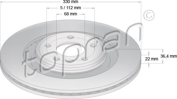 Topran 113 012 - Discofreno autozon.pro