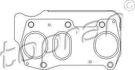 Topran 112 392 - Guarnizione, Collettore gas scarico autozon.pro