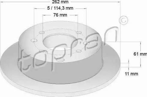 Topran 820 440 - Discofreno autozon.pro