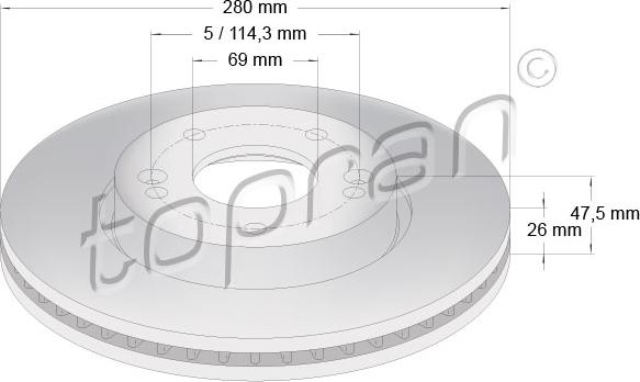 Topran 820 603 - Discofreno autozon.pro