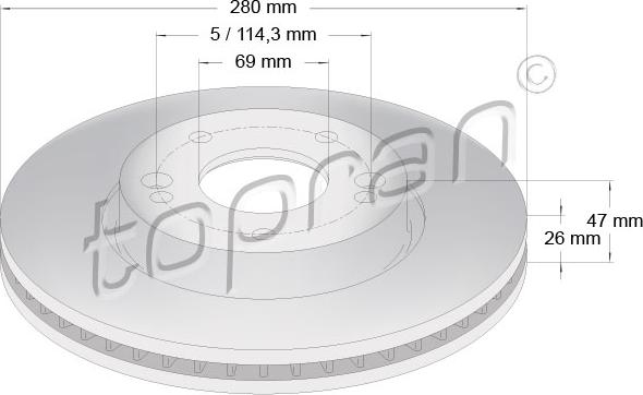 Topran 820 376 - Discofreno autozon.pro