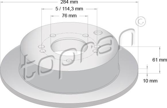 Topran 820 378 - Discofreno autozon.pro