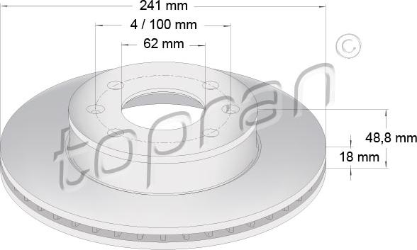 Topran 820 765 - Discofreno autozon.pro