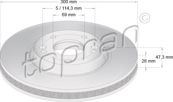 Topran 820 766 - Discofreno autozon.pro