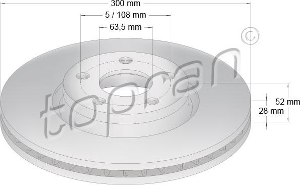 Topran 304 437 - Discofreno autozon.pro