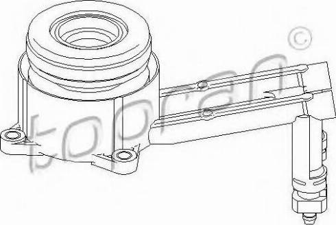 Topran 304 151 756 - Dispositivo disinnesto centrale, Frizione autozon.pro