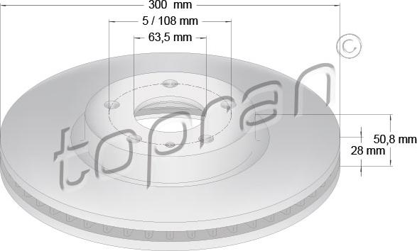 Topran 304 854 - Discofreno autozon.pro