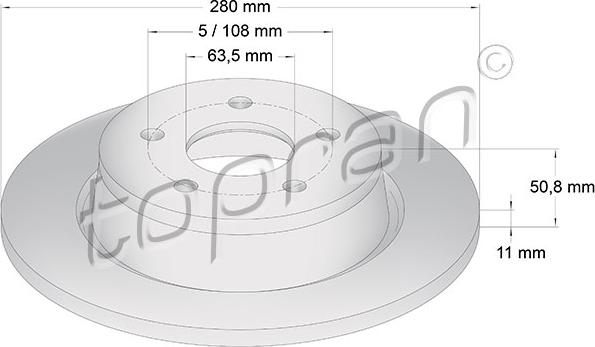 Topran 304 249 - Discofreno autozon.pro