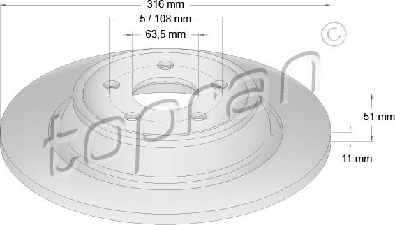 Topran 305 101 - Discofreno autozon.pro