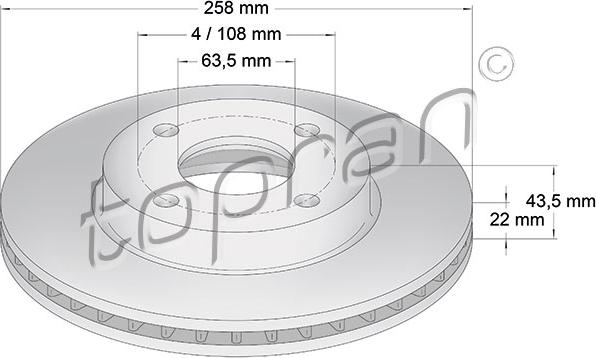 Topran 301 415 - Discofreno autozon.pro